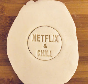 Netflix & Chill - Cookie Stamp