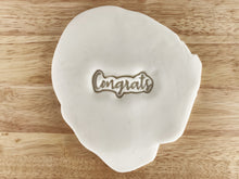 Load image into Gallery viewer, Congrats Text Cookie Cutter