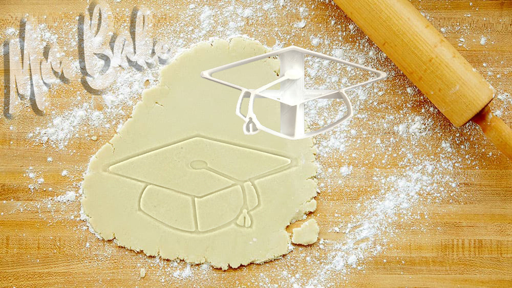 Graduation Cap Cookie Cutter