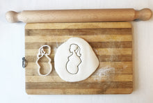 Load image into Gallery viewer, Pregnant woman Cookie Cutter