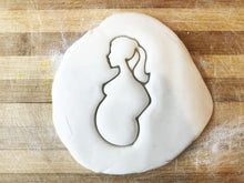 Load image into Gallery viewer, Pregnant woman Cookie Cutter